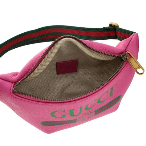 gucci waist bag pink|gucci waist bags men's.